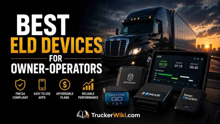 feature image for Best ELD Devices for Owner-Operators