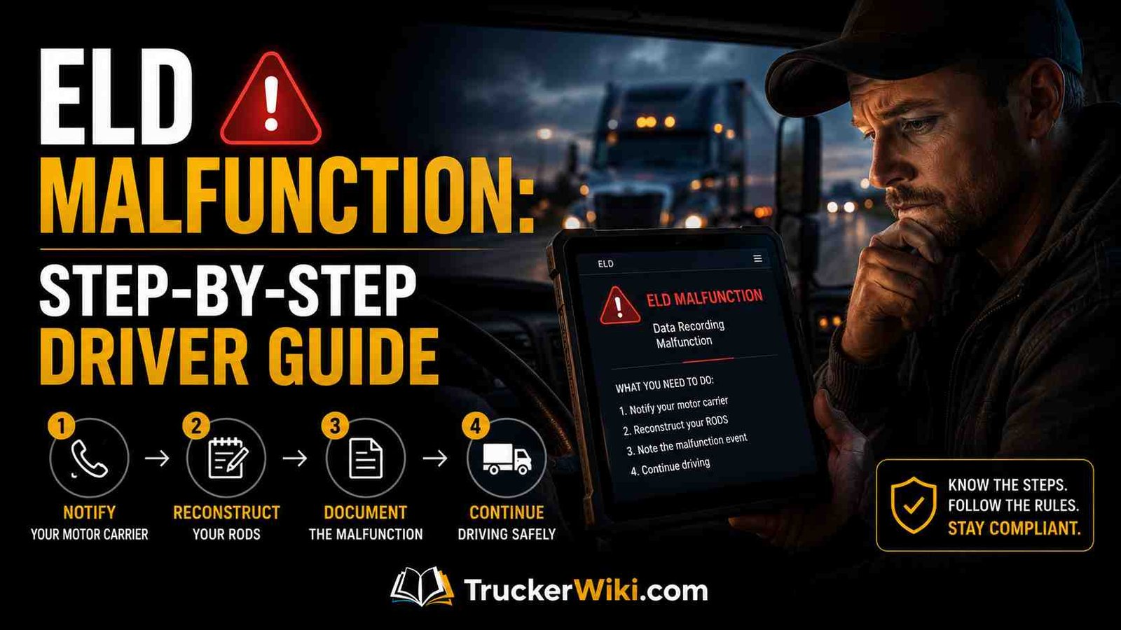 feature image for ELD Malfunction: Step-by-Step Driver Guide