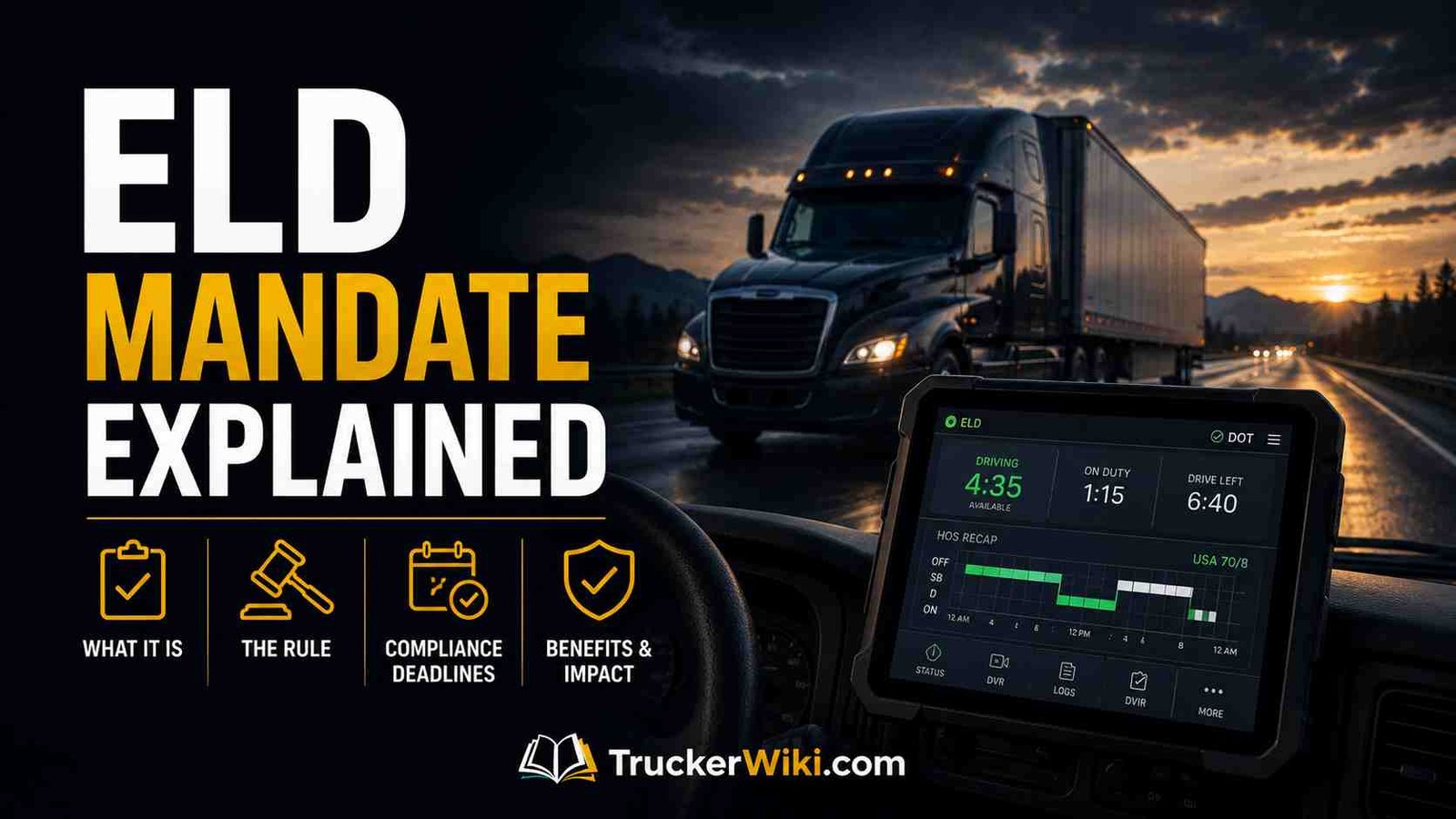feature image for article: ELD Mandate Explained: Rules Every Driver Must Know