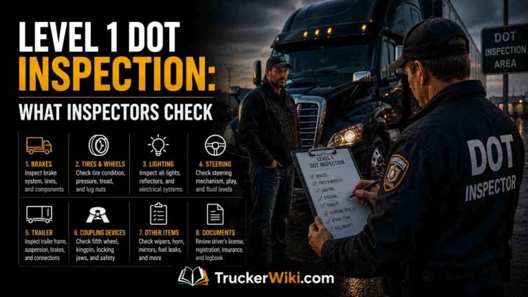 feature image for article: Level 1 DOT Inspection What Inspectors Check